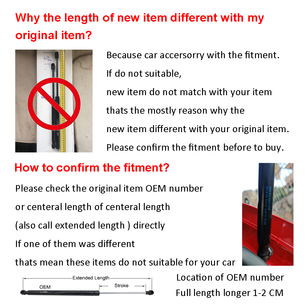 Amortiguador de resorte de soporte de elevación cargado de Gas para puerta trasera para 2010 2011 2012 2013 2014-2019 SUZUKI Swift IV 81860-68L00 510MM