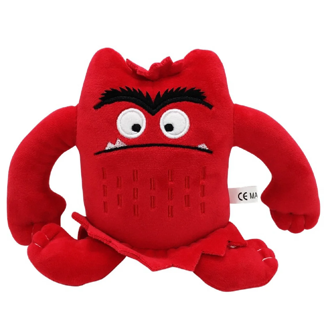 6 pçs/set 6 cores kawaii a cor monstro boneca de pelúcia crianças monstro cor emoção plushie brinquedo de pelúcia para crianças presentes aniversário