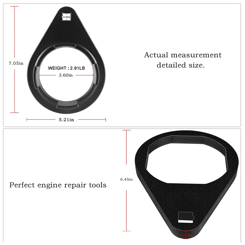 Blackhawk Drive Bearing Carrier Tool 91-805374 & Bearing Carrier Retainer Nuts Tool 91-8053741 for Mercruiser Bravo III Three 3