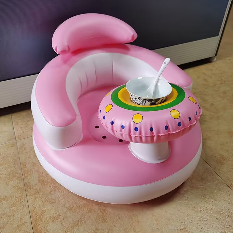 赤ちゃんのための快適なインフレータブルPVCチェア,子供のためのふくらんでいるシート,多機能,スツール
