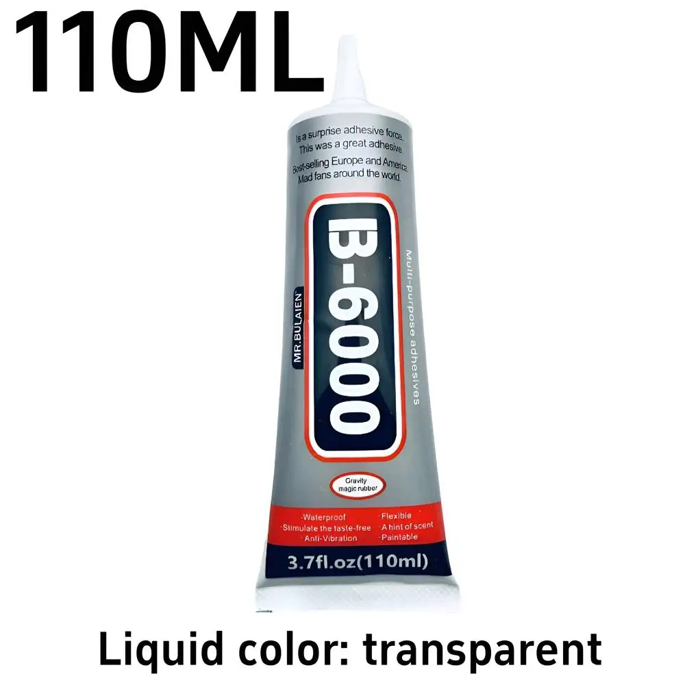 1pcs 15/25/110ML Bulaien B6000 Clear Contact Phone Repair Adhesive Multipurpose DIY Glue Precision Applicator Tip Upgrade B-6000