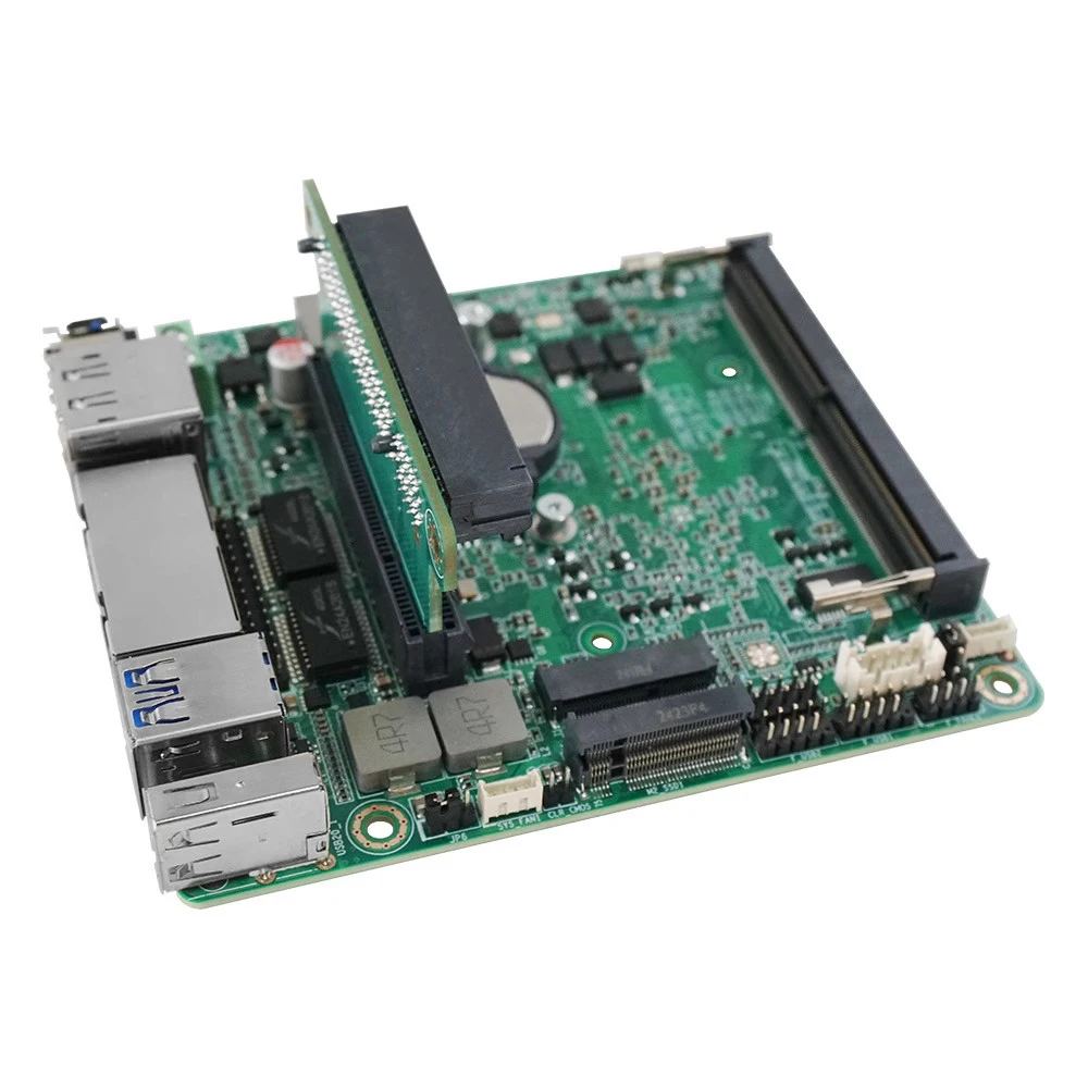 BKHD Software Routing Board N100 quad Core DDR5 Dual  2.5G Network Card NAS Embedded Motherboard 3D Printing  ZNAS