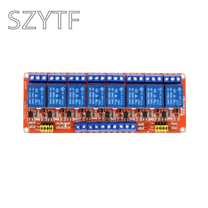 1 2 4 Đầu Ghi Hình 8 Kênh 5V 12V 24V Module Relay Ban Shield Với Optocoupler Hỗ Trợ Cao Và cấp Thấp Kích Hoạt Cho Arduino