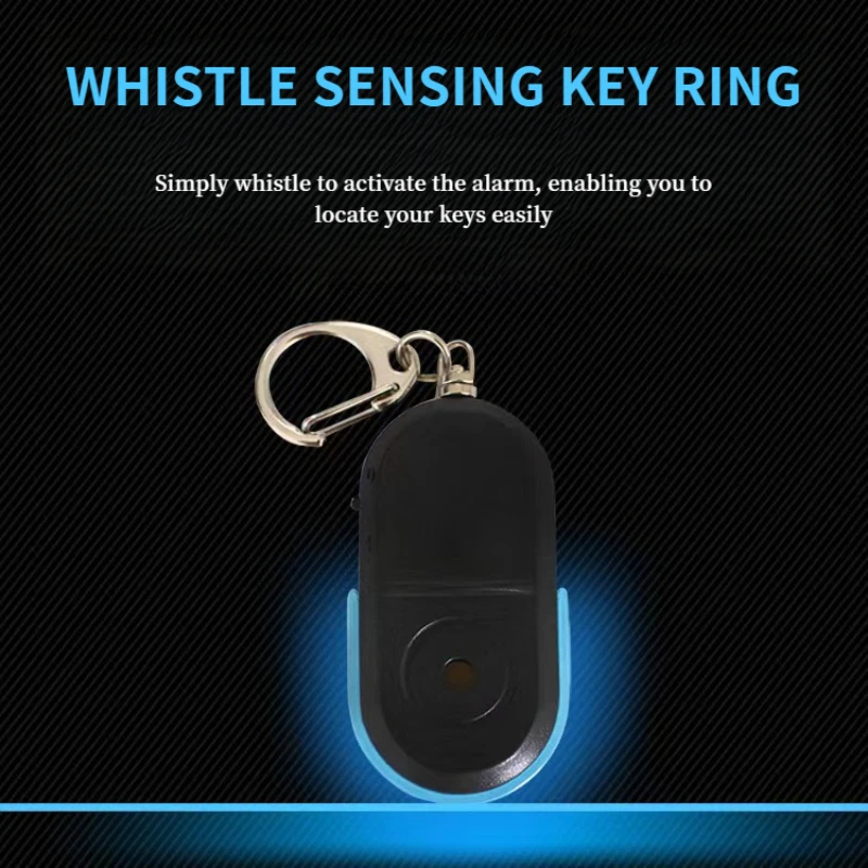 Thông Minh Tìm Định Vị Chống Mất Key Finder Keychain Còi Tiếng bíp Điều Khiển Âm Thanh LED Torch Xách Tay Chìa Khóa Xe Mini Finder