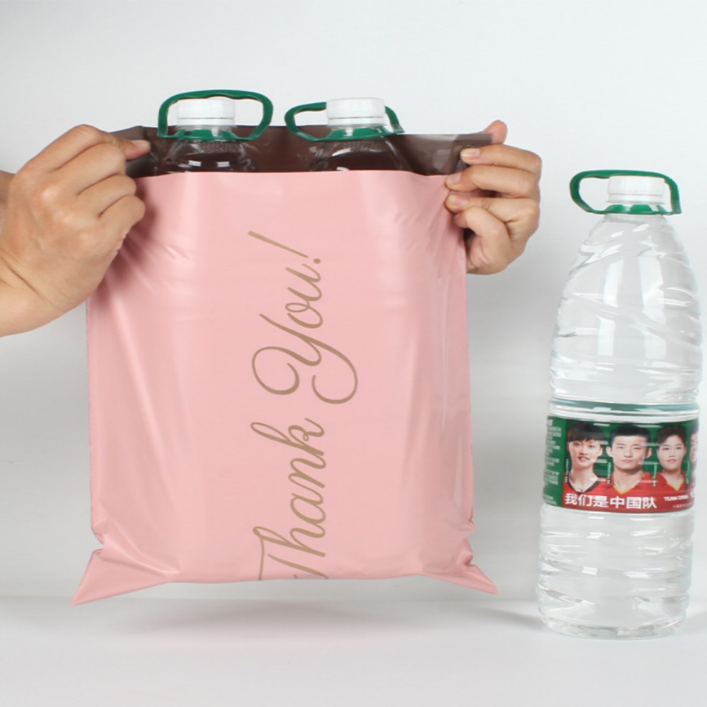 100 Stück rosa Dankesumschläge Versandtaschen Selbstklebende Verpackungsbeutel Versiegelte Express-Beutel Versandtasche Express-Verpackungszubehör