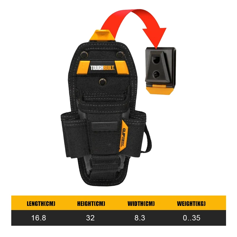 Сумка ToughBuilt TB-CT-36-M7 Technician с 7 карманами — сумка для упаковки средних инструментов