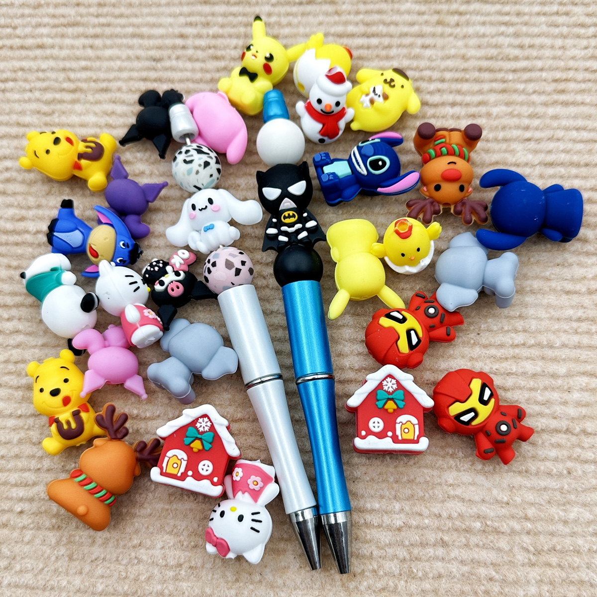 10 шт., силиконовые бусины для детских игрушек