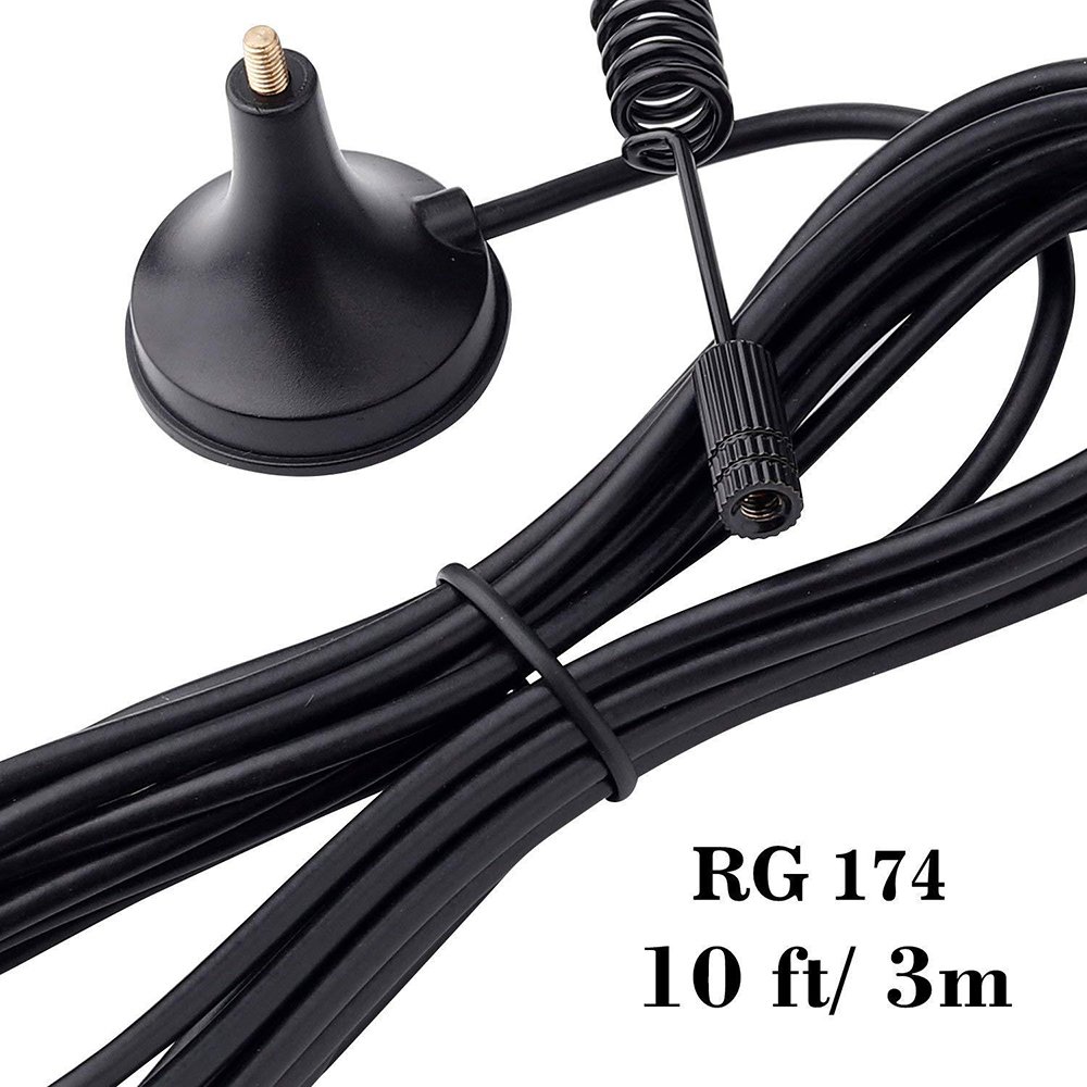2.4G/5G Magnetische Basis 12dBi Indoor Externe Antenne met RP-SMA Connector voor Wifi Router Modem Antenne GR174 3 Meter Kabel