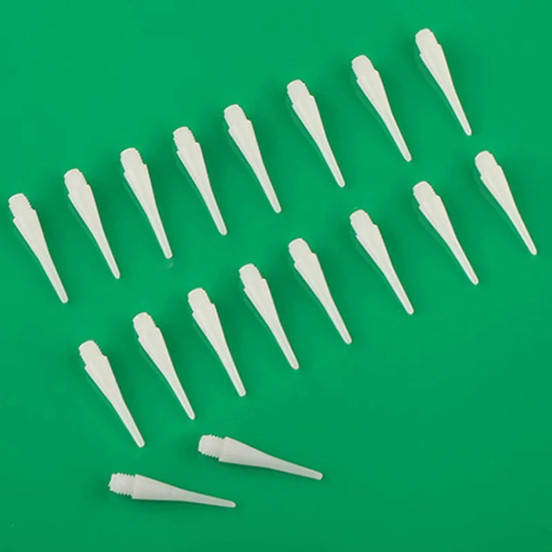 50PCS Soft Plastic Tips Points Needle Replacement Dart White Parts New Safety Plastic Dart Head Accessories