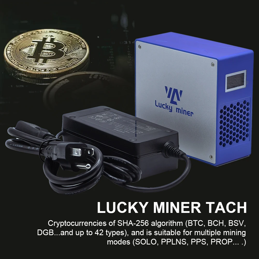 Btc miner machine lv07 crypot solo miner BTC BCH BSV DGB WIFI 1TGH/S SHA256 BM1366 asic mining