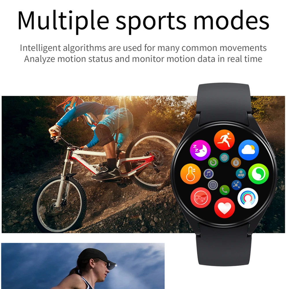 Laxasfit-男性用ビジネススマートウォッチ,Bluetooth通話,睡眠モニタリング,Android,iOS,6,新品,2022