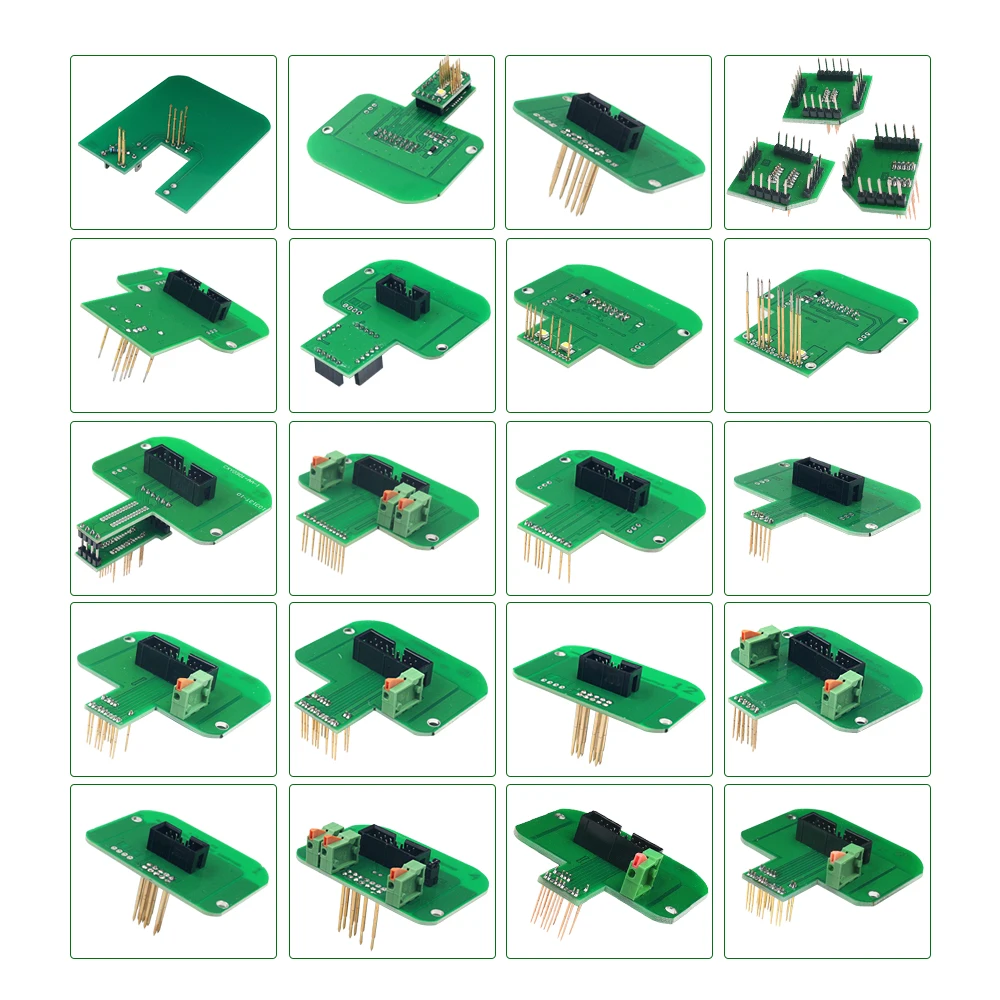 Quadro LED BDM de aço inoxidável com 22 peças de adaptadores OBD2 Quadro BDM de alumínio ECU Tuning Programador Remap