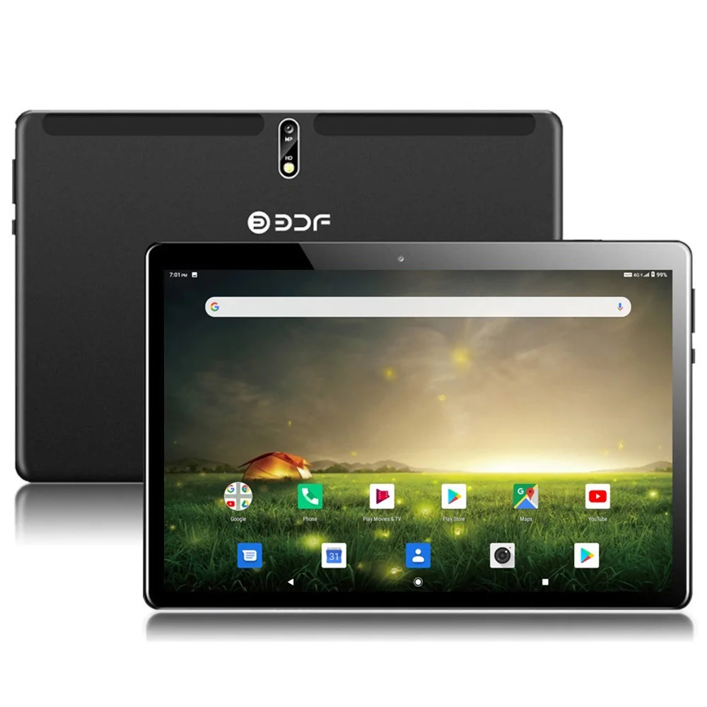 BDF-M107 Global Version 10.1 "แท็บเล็ตพีซีOcta Core 4GB RAM 64GB ROM Dual SIMการ์ดWifi 3Gโทรศัพท์แท็บเล็ตGoogle Play 5000MAh