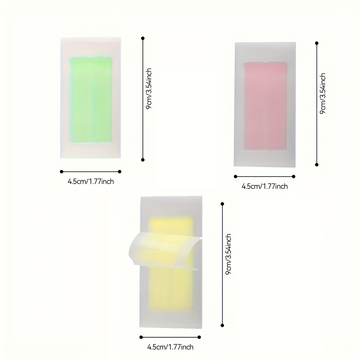 10/40/60 Pcs Depilatory Wax Strips For Hair Removal Wax Paper Cold Wax Strips Paper For Face Neck Arm Leg Body Beauty Tools