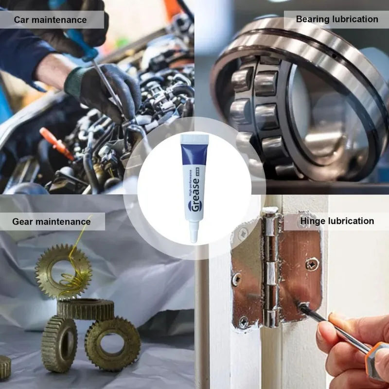 1/3/5 個防水食品グレードのシリコーン潤滑剤グリース機器車のギアバルブチェーン修理メンテナンスリチウムグリースツール