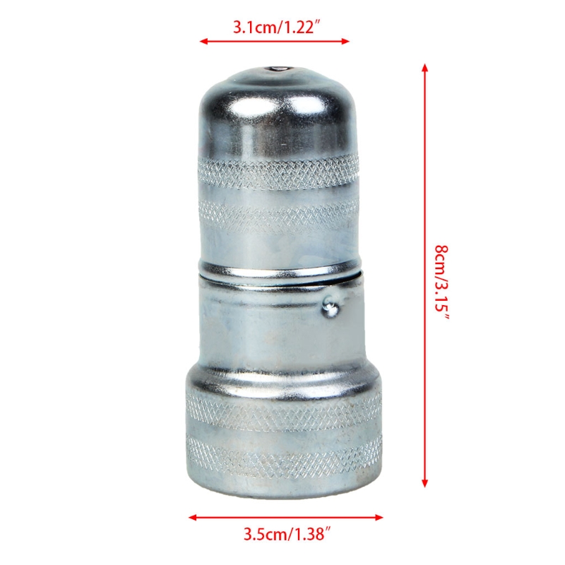 Herramienta limpiadora de terminales de poste de batería plateada para vehículo de coche, cepillo de acero inoxidable U90C