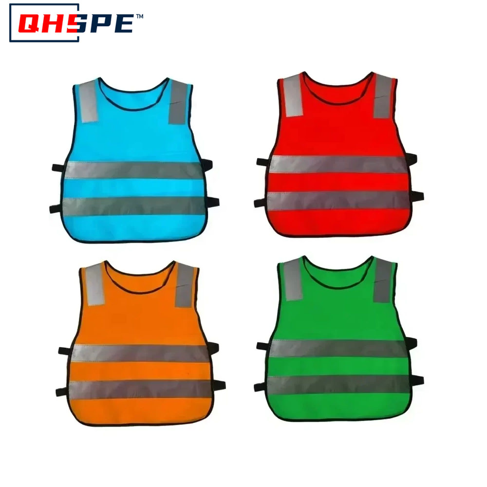 Chalecos reflectantes de seguridad nocturna para niños y estudiantes, chaleco de advertencia de tráfico para niños, chalecos reflectantes, chaqueta de ropa