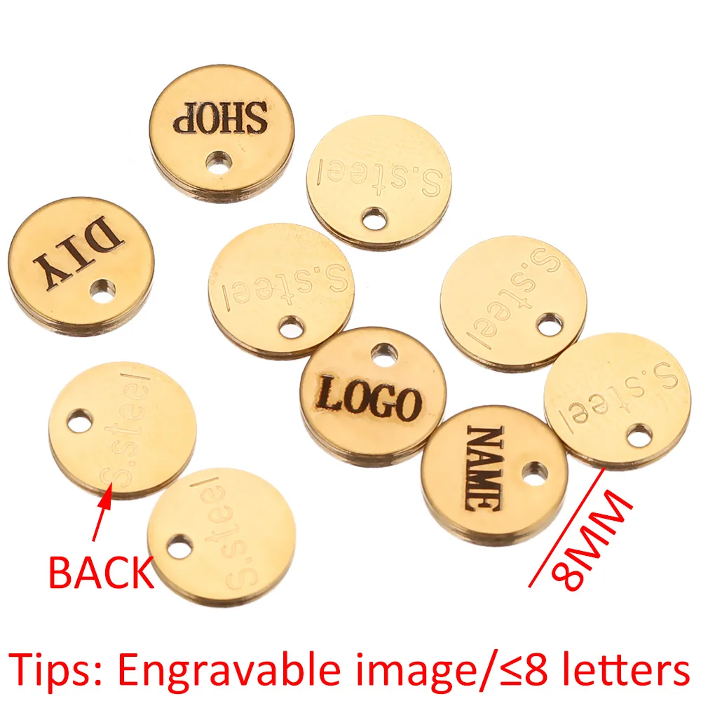 50 個カスタマイズされたカスタムレーザー彫刻名ロゴステンレス鋼パーソナライズされたネックレス拡張チェーンテールタグジュエリー卸売