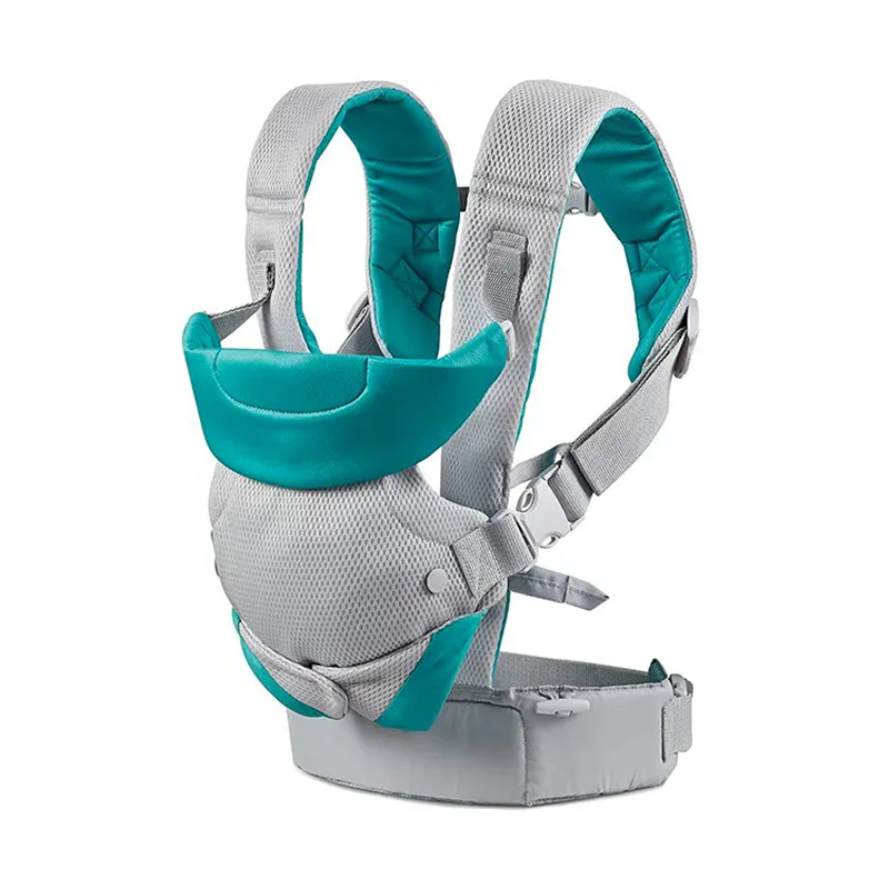 Porte-bébé multifonction 4 en 1, écharpe frontale pour bébé, sac kangourou lavable, tabouret lombaire, sangle de porte-bébé