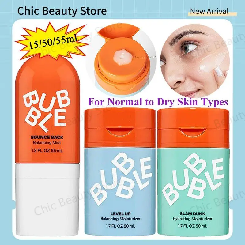 Bubble Moisturizing Face Cream Toner And Eye Cream Vitamin E Aloe Vera Gel Repairing Nourishing Facial Skin Care Product