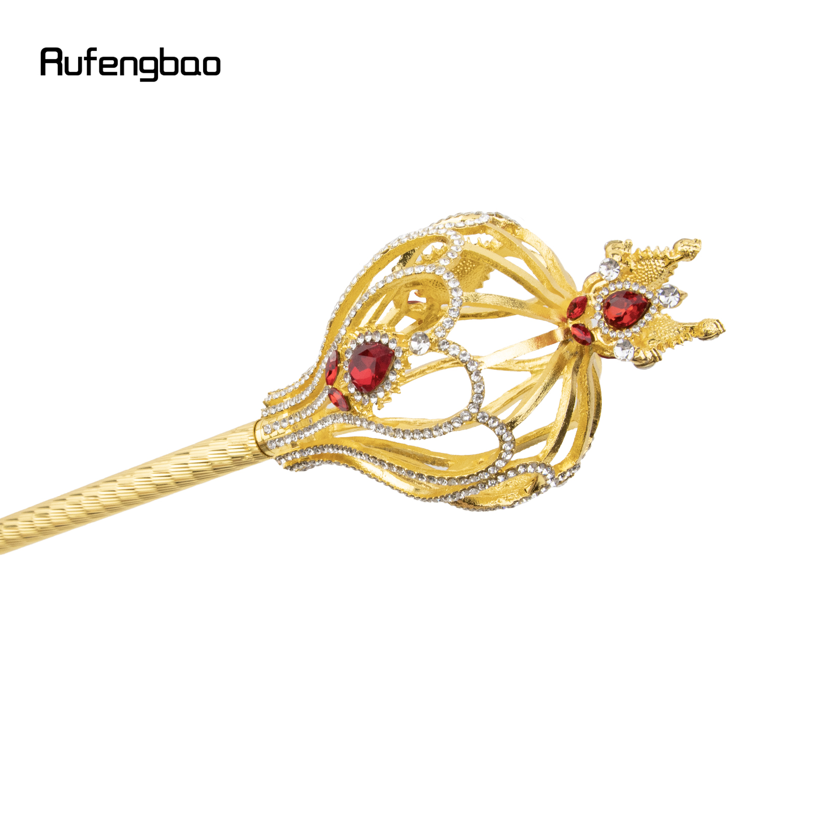 ゴールデンレッド合金妖精の杖女の子のためのプリンセスワンド子供のための天使の杖パーティーコスプレ衣装結婚式誕生日パーティー 91 センチメートル