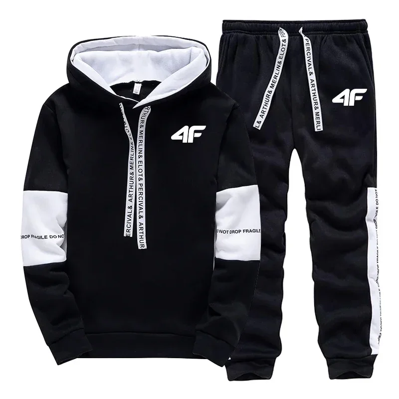 Sports Men's Tracksuit Hooded Long Sleeves Casual Single Piece Sweatshirts And Daily Hot Sale Sweatpants Comfort Outdoor Jogging