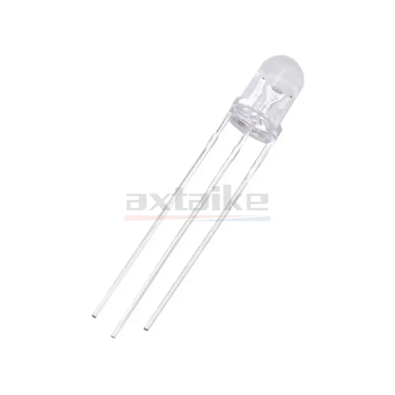 50 PZ 3mm 5mm Lampada Bicolore Rosso Verde Blu Anodo Comune/Catodo 3Pin Trasparente Colloidale Evidenziare LED Diodo Emettitore KIT FAI DA TE
