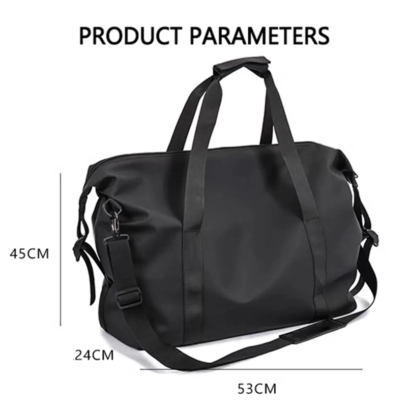 Oxford กระเป๋าเดินทางกระเป๋าถือขนาดใหญ่ความจุกระเป๋าเดินทางกระเป๋าผู้ชายผู้หญิงไหล่กลางแจ้ง Tote วันหยุดสุดสัปดาห์กันน้ํากีฬายิมกระเป๋า