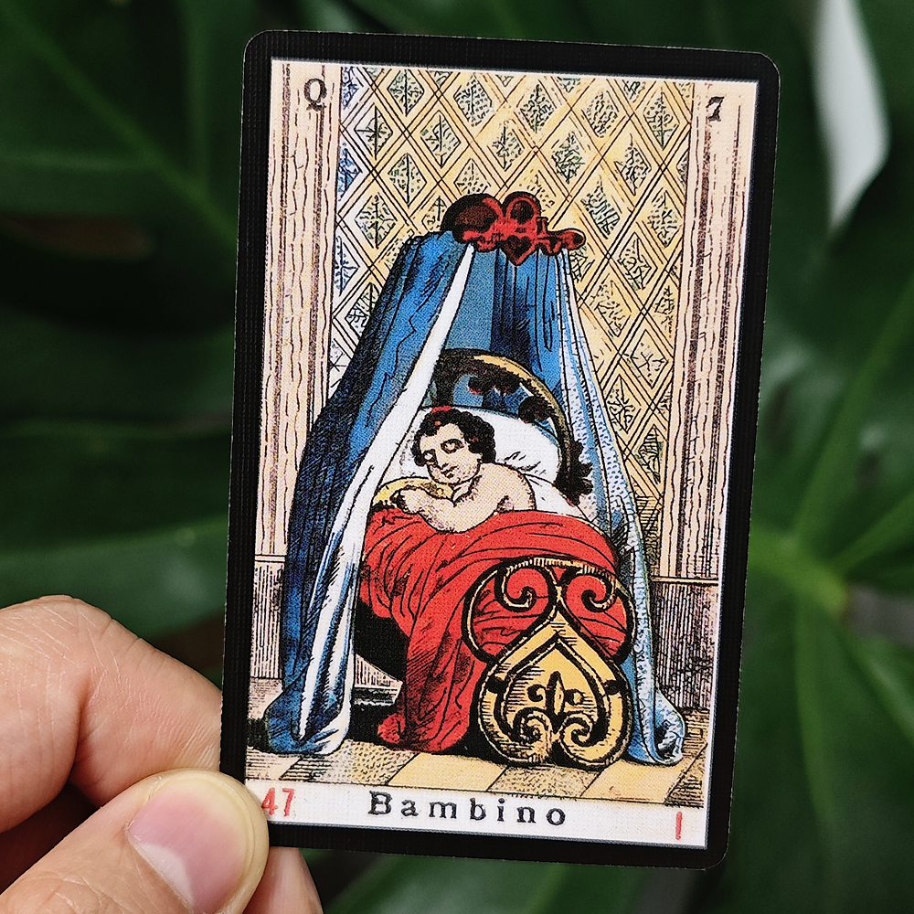 9 x 6 cm, 52 Stück, Oracle Sibyl-Karten, jeden Tag, Oracle-Deck