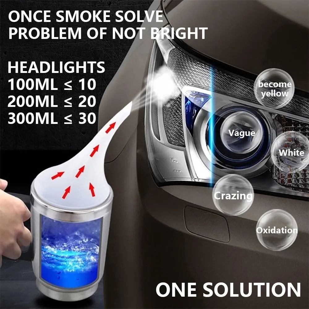 車のヘッドライトポリッシュ修復キット 12V 自動車ヘッドライトケアツール車のヘッドライト修復液体ヘッドライト修復