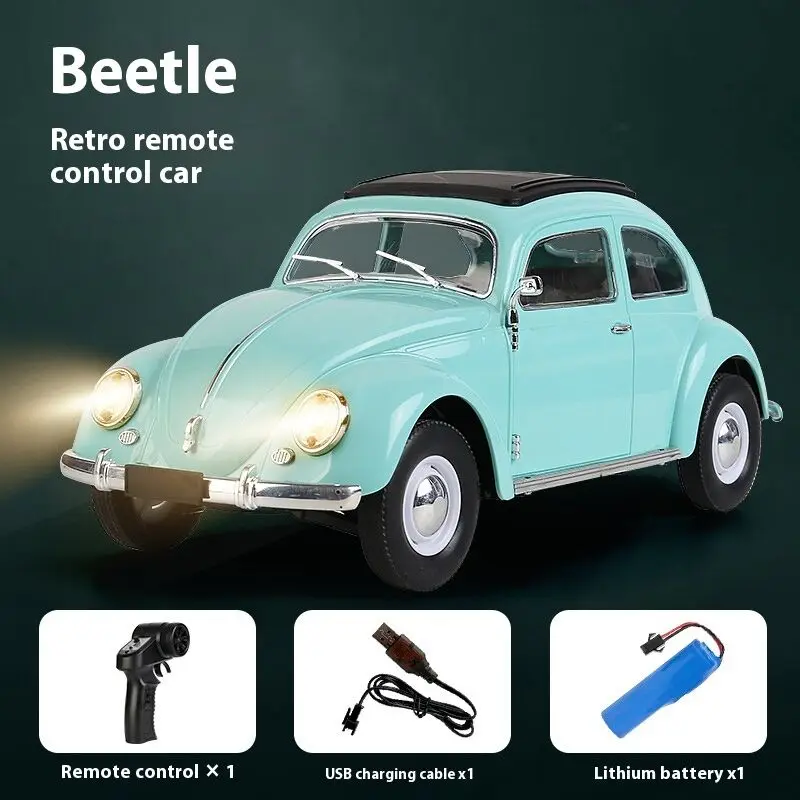 D62mini 1/16 WPL สำหรับ VW Beetle hardtop ซีดานโมเดล1949-1963ของเล่น mobil REMOTE CONTROL carremote ควบคุม RC ปีนรถของเล่นของขวัญ