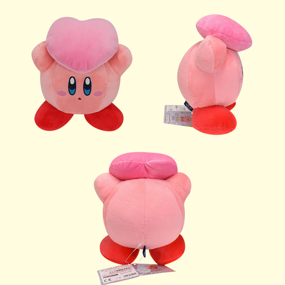 Estrela kirby boneca de pelúcia anime kirby coração rosa kirby pelúcia brinquedo natal aniversário ótimo presente para crianças