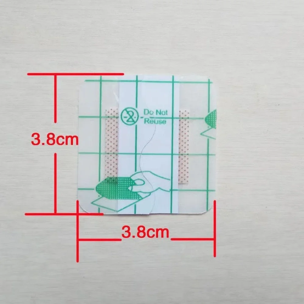 20 pçs/lote quadrado transparente cura ferida remendos criança gesso adesivo ataduras à prova dwaterproof água curativo médico band aid curitas
