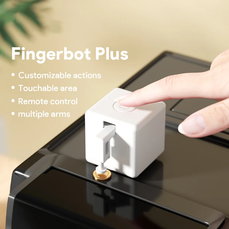 Tuya wifi + bluetooth/zigbee fingerbot plus interruptor bot cortinas de garagem botão robô empurrador casa inteligente alexa google casa voz
