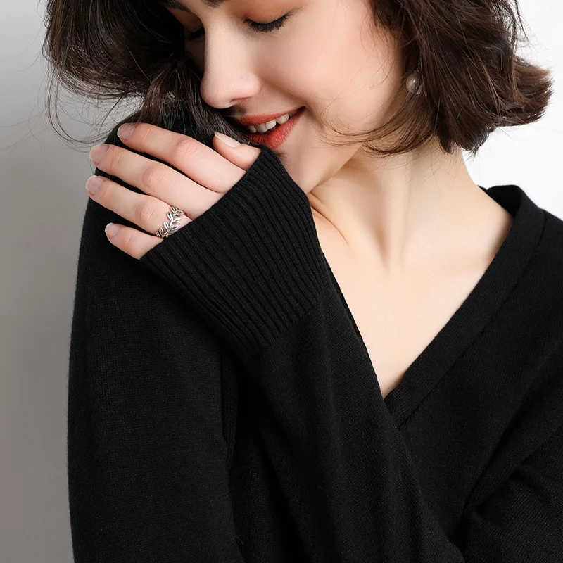 2025 cardigans femininos manga longa malha outerwear sólido fino primavera outono suéteres com decote em v malhas moda coreana cardigans