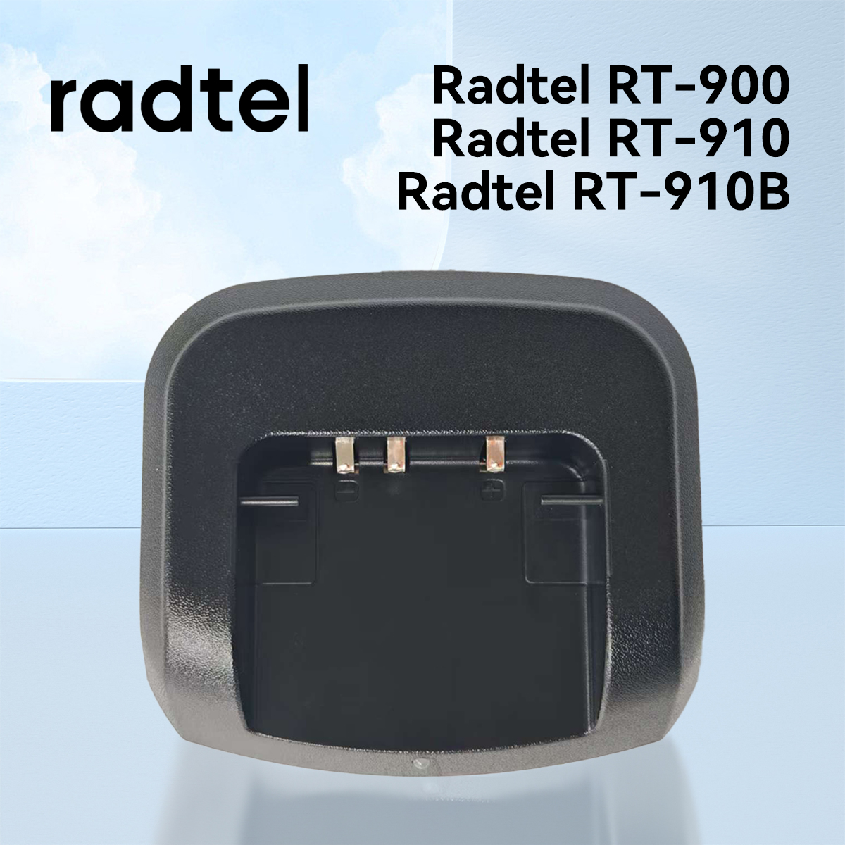Desktop-Akkuladegerät (mit USB-C-Anschluss) für Radtel RT-900 RT-910 RT-910B Funkgerät