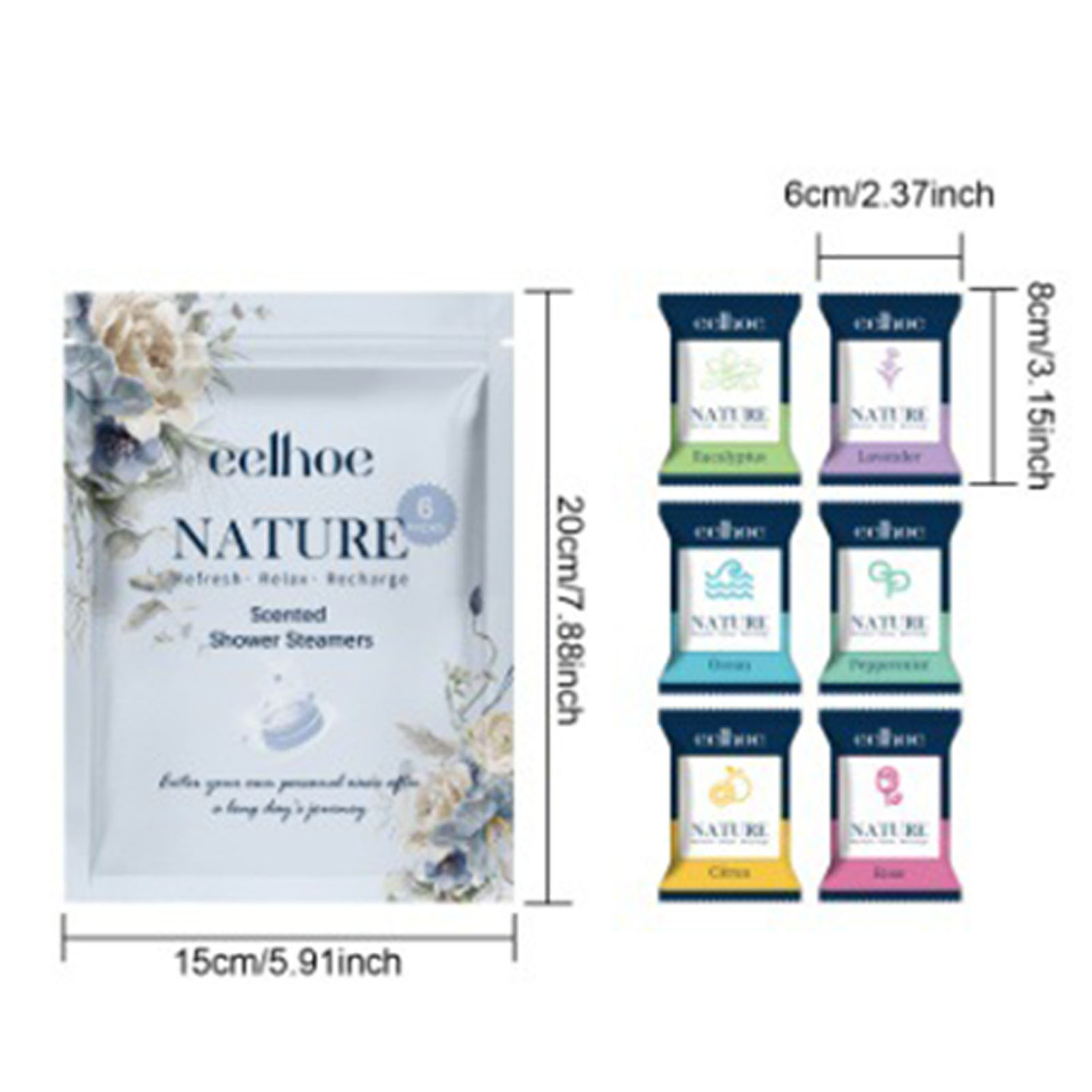 Duschdampfer, Aromatherapie-Tabletten, langanhaltender Duft, Nacht-Duschtabletten, Badebomben für Damen und Herren, Badezubehör