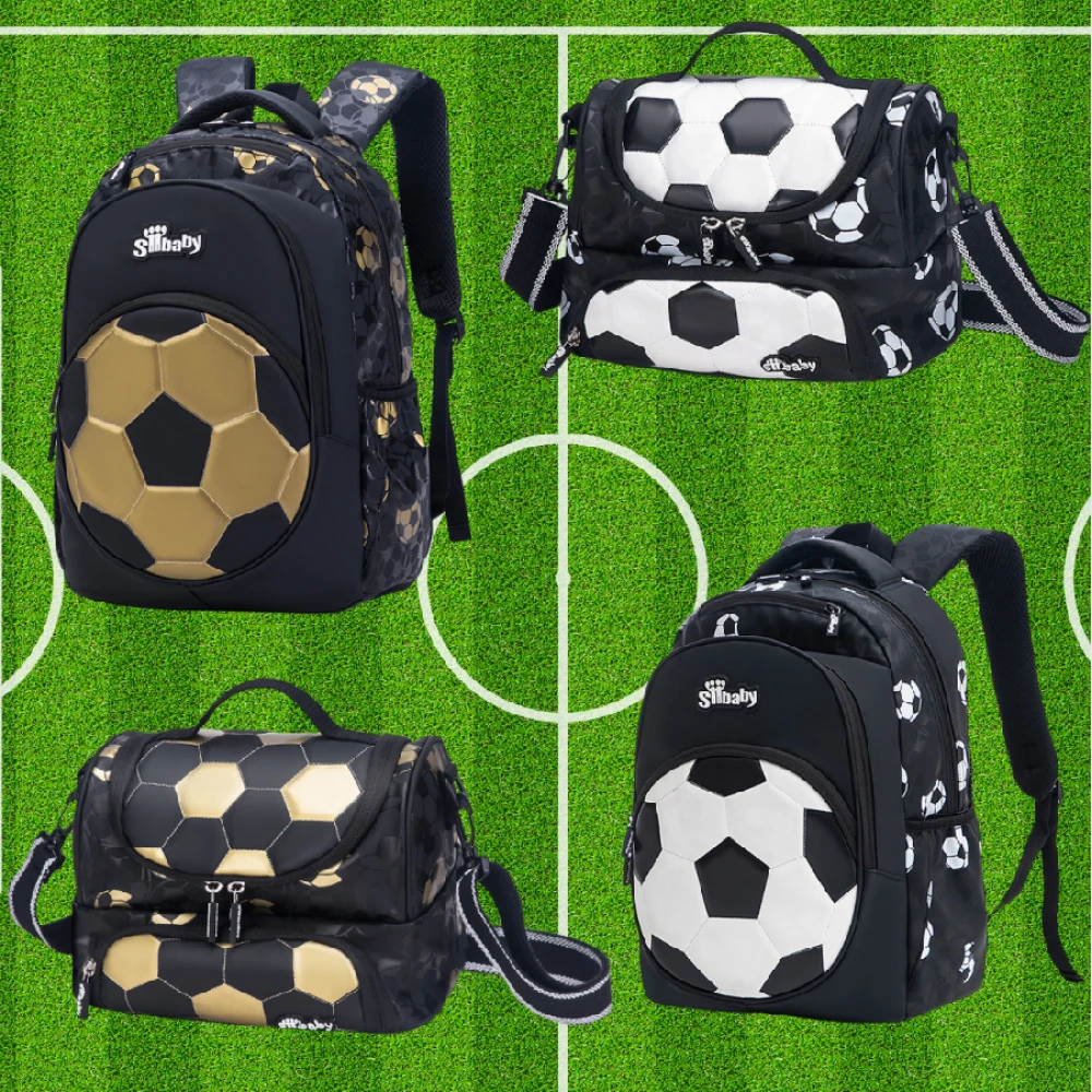 Mochila de fútbol para niño, mochila escolar para niños, mochila de Anime, mochilas escolares de viaje para adolescente, la última versión mejorada en 2025