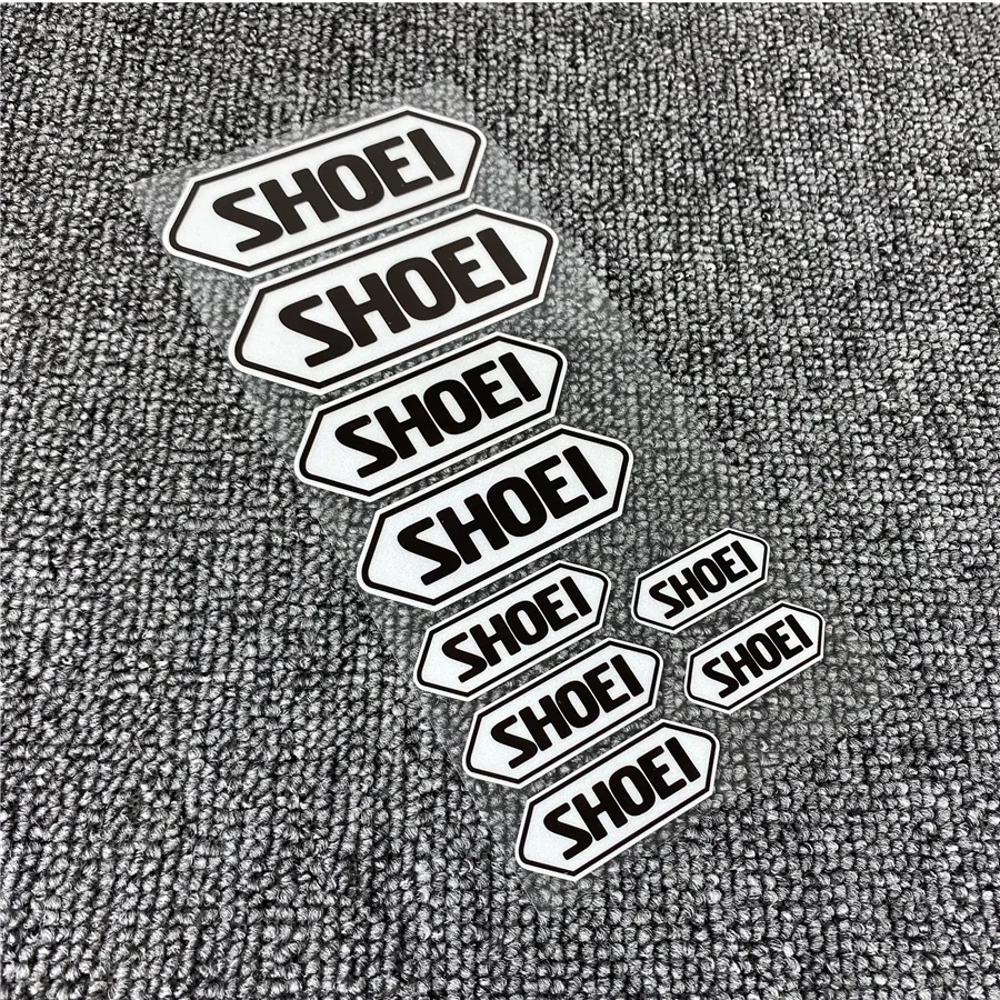 For Shoei Helm Voorruit 3M Reflecterende Stickers Moto Gp Auto Sticker Decals Racing Motorfiets 10Cm * 20cm/Set