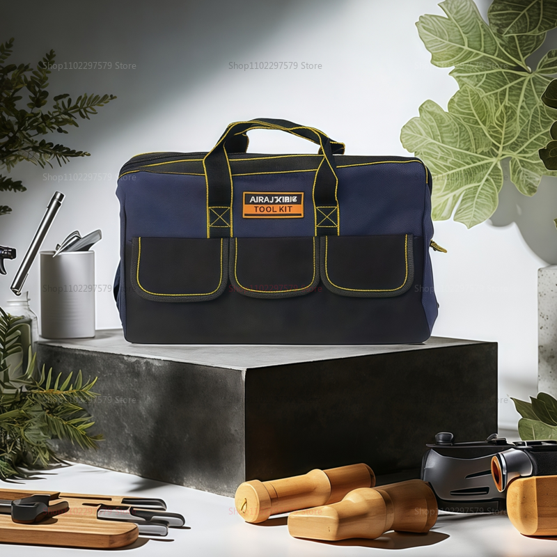 Zware multifunctionele gereedschapstas Grote capaciteit Waterdicht Oxford Canvas Dikker Slijtvaste elektricien Reparatie Organizer