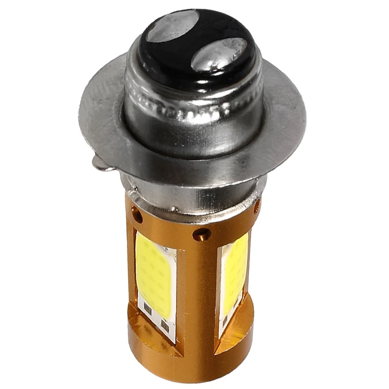 H6m Px15d LEDモーターサイクルヘッドライト,hi-loビーム,モーターサイクル用,スクーター,mopedヘッドライト,白,1500lm,12-30v,p15d