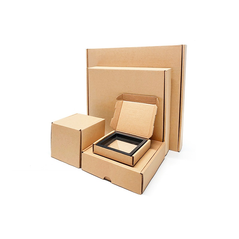 10.5x7.5x2 ซม.กล่องกระดาษแข็ง Mailer กล่องเครื่องบินสําหรับขนาดเล็กธุรกิจของขวัญ Mailing บรรจุภัณฑ์เครื่องบิน 10 ชิ้น/ล็อต