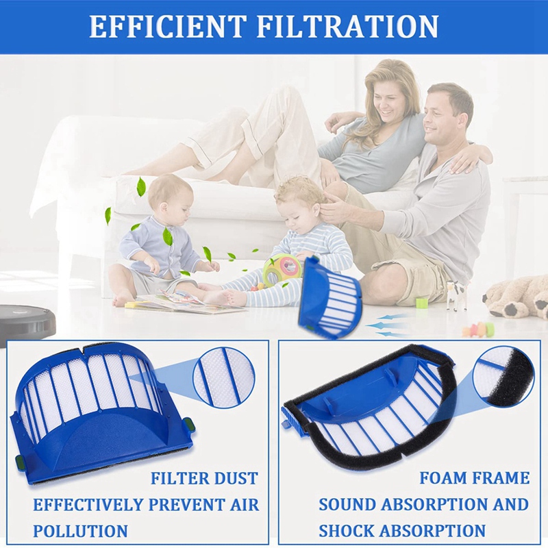 iRobot Roomba 500 600 시리즈 진공 청소기 액세서리 교체 부품 롤러 브러시 사이드 브러시 HEPA 필터 호환 가능