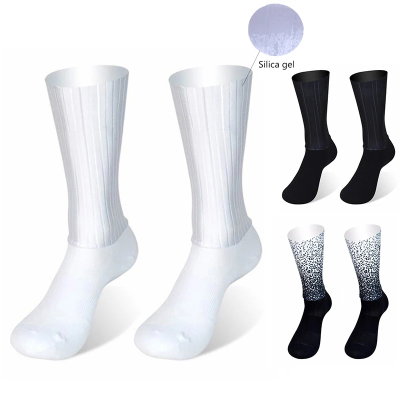 New Gel Bike Team 2024 Cycling Socks Silica Summer Aero Non-slip Breathable Pro Racing Sports Socks Men Women Calcetines Ciclism