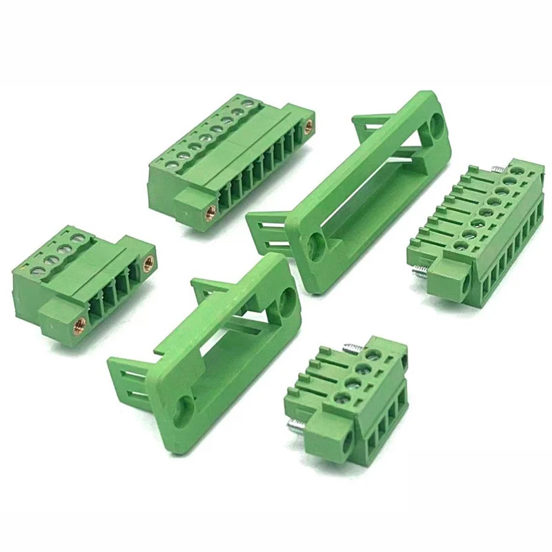 1Set  Pitch 3.81mm 2P/3P/4P/5P/6P/8P/9P Pluggable Terminal Block Connector JM15EDGKM 3.81mm Pitch