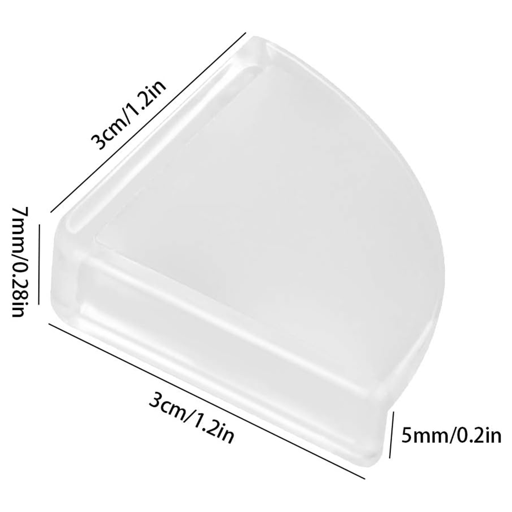 Sicherheits-Eckenschützer, 8-teilige Schutzecken, weiche Tisch-Eckenschützer für Kinder, geeignet für Kindermöbel,