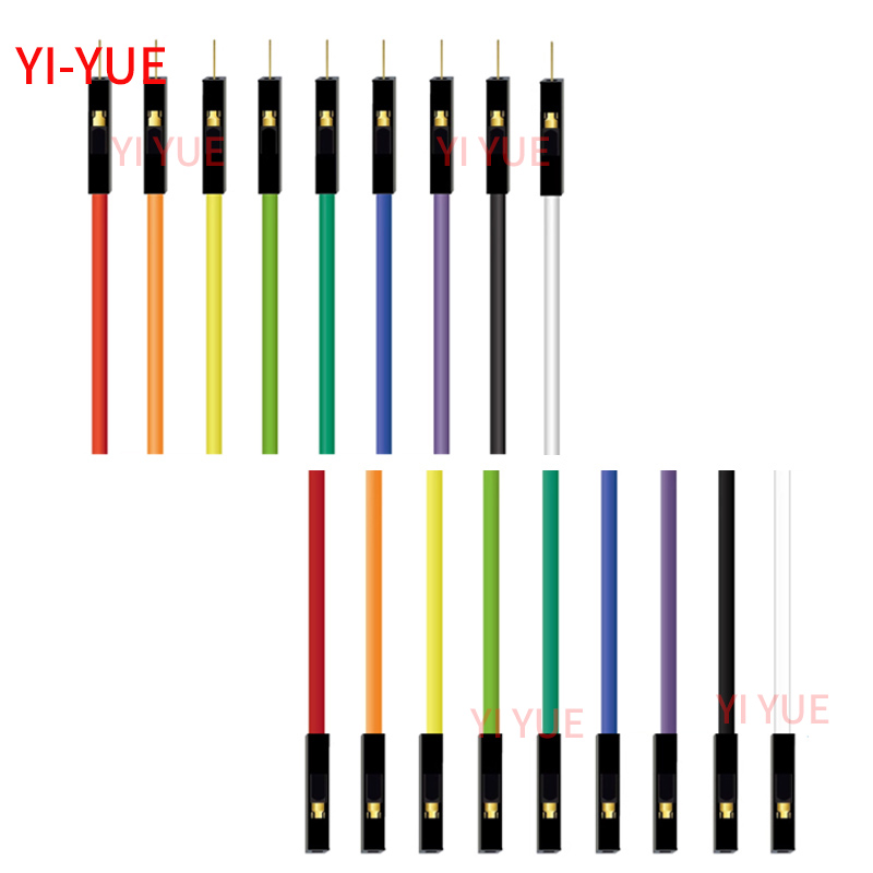 Cable de puente de 10 pines línea Dupont 30cm macho a macho + hembra a macho + Cable Dupont hembra a hembra, para Arduino Kit electrónico DIY
