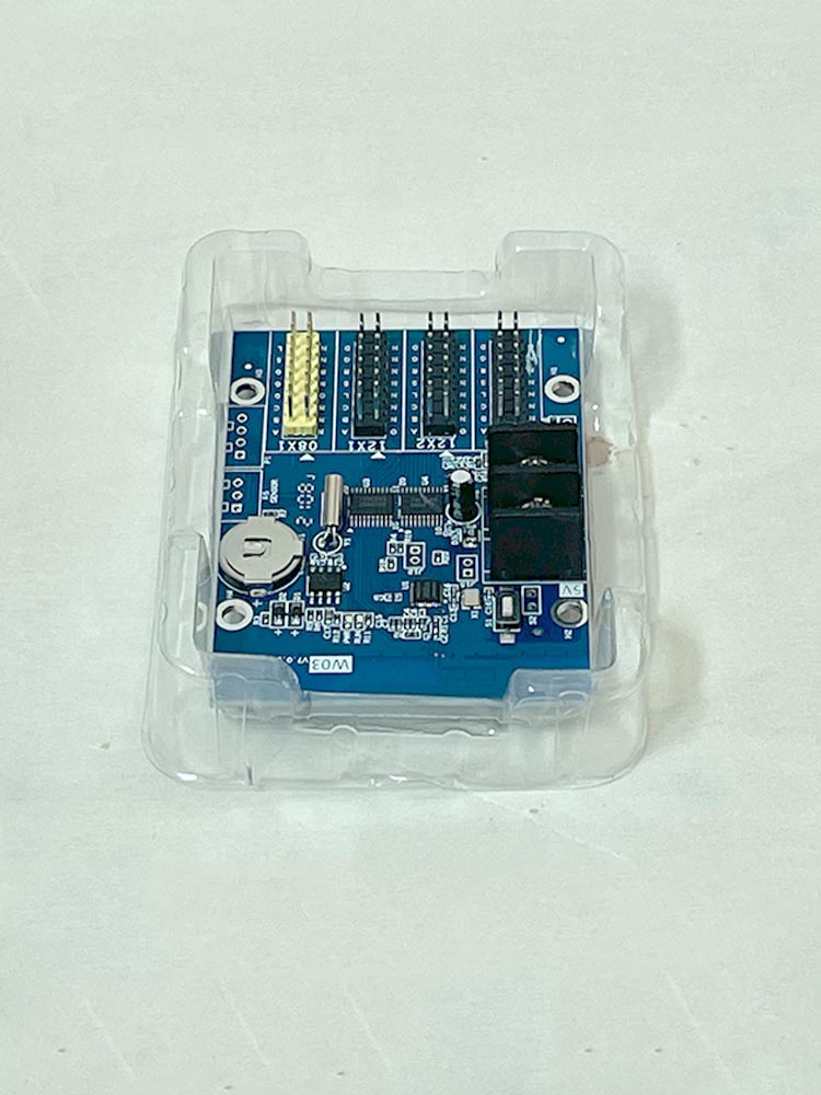 Huidu-Panel LED de un solo Color HD-W03, tarjeta de Control WiFi para teléfono móvil, pantalla LED, visualización de píxeles, placa base de animación