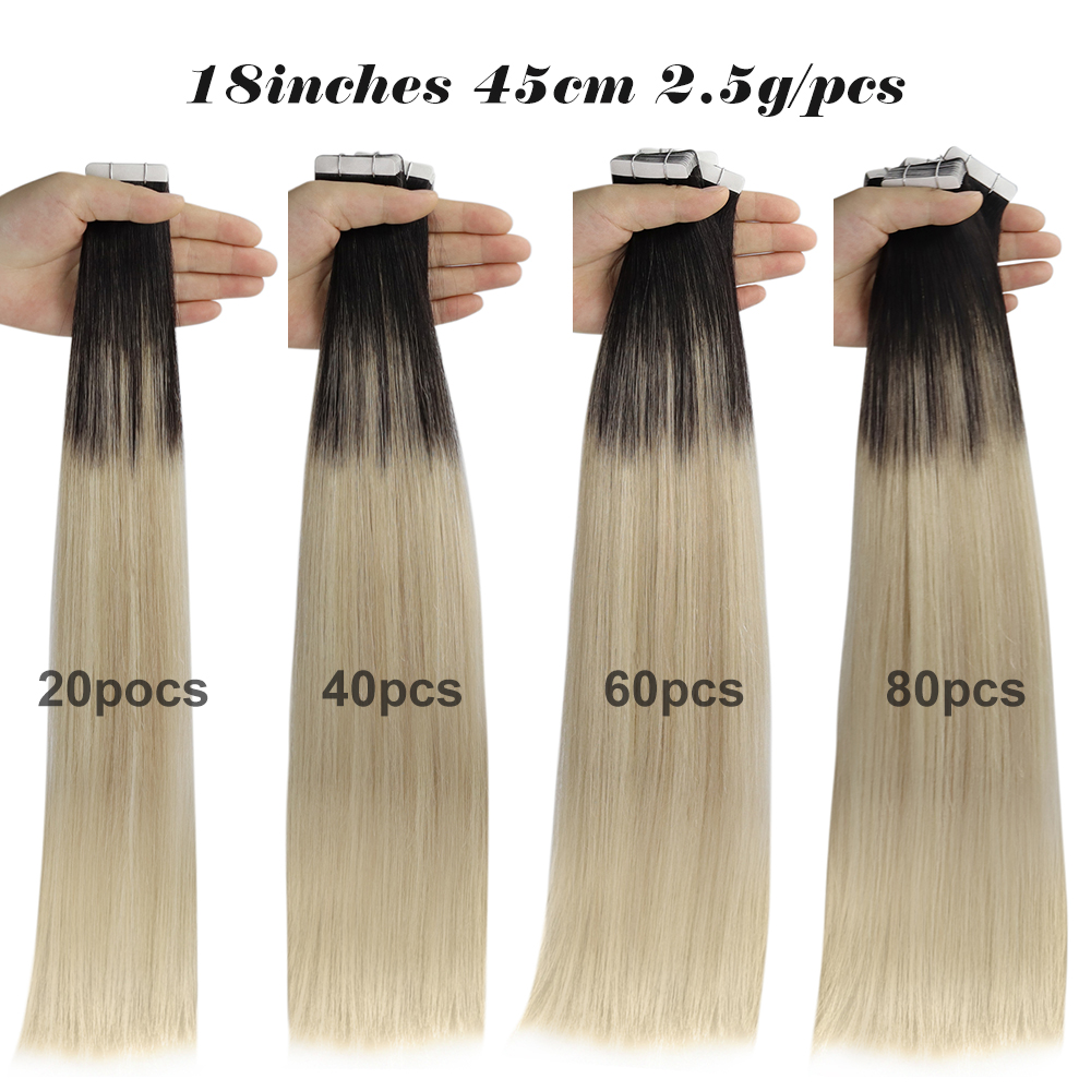 Moresoo Băng Keo Trong Con Người Làm Tóc Balayage Mái Tóc Vàng Remy Tóc Tự Nhiên Mềm Mại Sợi Ngang Thẳng Liền Mạch Tóc Băng Keo Trong tóc
