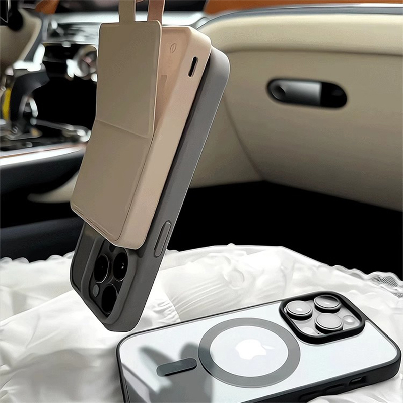 Matte Natural Titanium magnetic charging phone case for iPhone 16 15 14 13 12 11 Pro Max Plus Mini magsafe shockproof hard cover